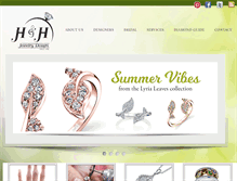 Tablet Screenshot of hhjewelrydesign.com